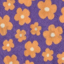 TEDDY JACQUARD FLOWERS LILAC / APRICOT (thumbnail)