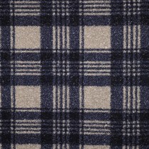 BOUCLE CHECK NAVY (thumbnail)