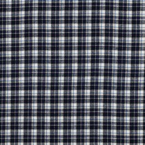 COTTON YARN DYED BRUSHED CHECKS NAVY (thumbnail)