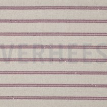 LINEN STRIPES LUREX SEQUINS DARK BLUSH (thumbnail)