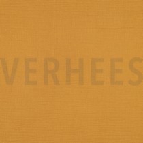 DOUBLE GAUZE GOTS DARK OCHRE (thumbnail)