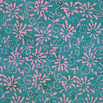 HANDCRAFTED BATIK COTTON TURQOISE (thumbnail)