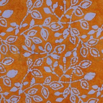 HANDCRAFTED BATIK COTTON ORANGE (thumbnail)