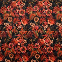 STEPPED VELVET DIGITAL FLOWERS FLAME ORANGE (thumbnail)