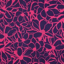 COTTON SATIN MAGNOLIA NERIDA HANSEN DARK PURPLE (thumbnail)