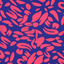 MAGNOLIA STRETCH ABSTRACT COBALT (thumbnail)