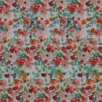 VISCOSE DOBBY DIGITAL FLOWERS WHITE (thumbnail)