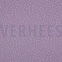 DOUBLE GAUZE LITTLE DOTS OLD MAUVE (thumbnail)