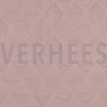 DOUBLE GAUZE QUILT SOFT ROSE (thumbnail)
