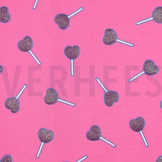 JERSEY GLITTER LOLLYPOP FUCHSIA (thumbnail)