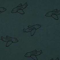 JOGGING AIRPLANES DARK GREEN (thumbnail)
