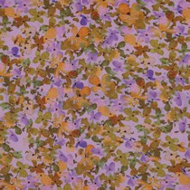 VISCOSE STRETCH DIGITAL FLOWERS LAVENDER (thumbnail)