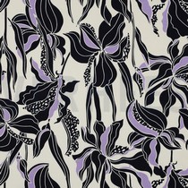 ROSELLA STRETCH FLOWERS ECRU (thumbnail)