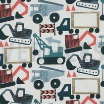 FINE POPLIN DIGITAL VEHICLES OFF-WHITE (thumbnail)