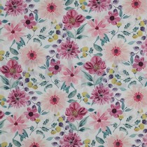 FINE POPLIN DIGITAL FLOWERS MAUVE (thumbnail)