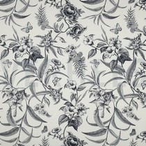 LINEN VISCOSE FLOWERS NAVY (thumbnail)