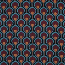 ROSELLA STRETCH ABSTRACT BLACK (thumbnail)