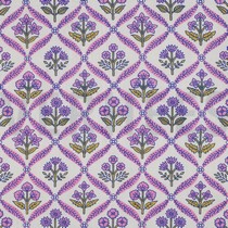 HANDCRAFTED BLOCK-PRINTED COTTON FLOWERS WHITE (thumbnail)