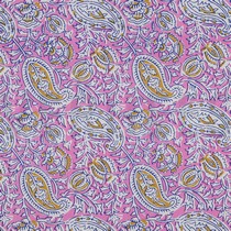 HANDCRAFTED BLOCK-PRINTED COTTON PAISLEY PINK (thumbnail)