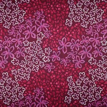 ROYAL MICRO SATIN DIGITAL ABSTRACT BORDEAUX (thumbnail)