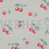 TABLECLOTH DIGITAL WATERPROOF CHERRIES WHITE (thumbnail)