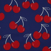 COATED COTTON CHERRIES COBALT (thumbnail)
