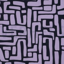 COATED COTTON ABSTRACT LAVENDER (thumbnail)