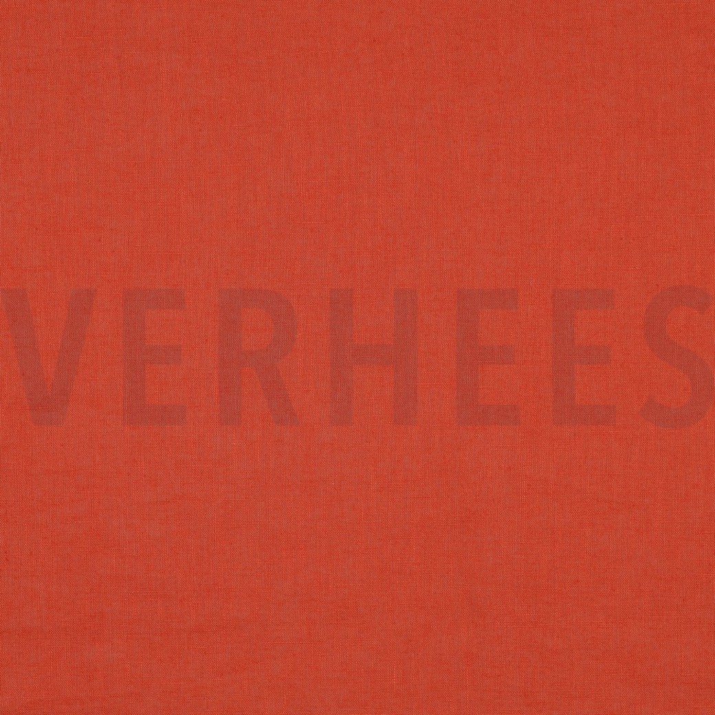 LINEN WASHED 170 gm2 PUMPKIN ORANGE