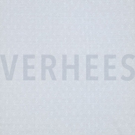 FEINSTRICKJERSEY AJOUR WEISS #7