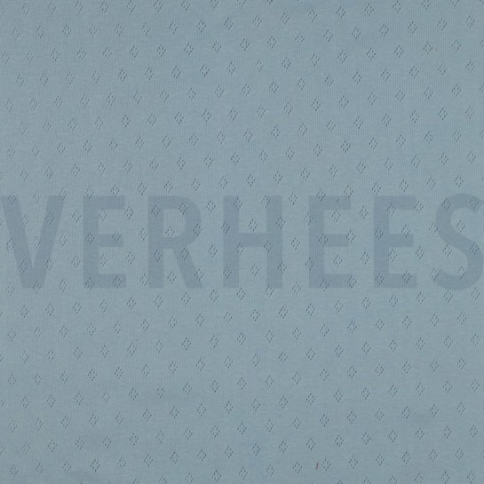 JERSEY TRICOTÉ AJOURÉ BLEU CLAIR #7