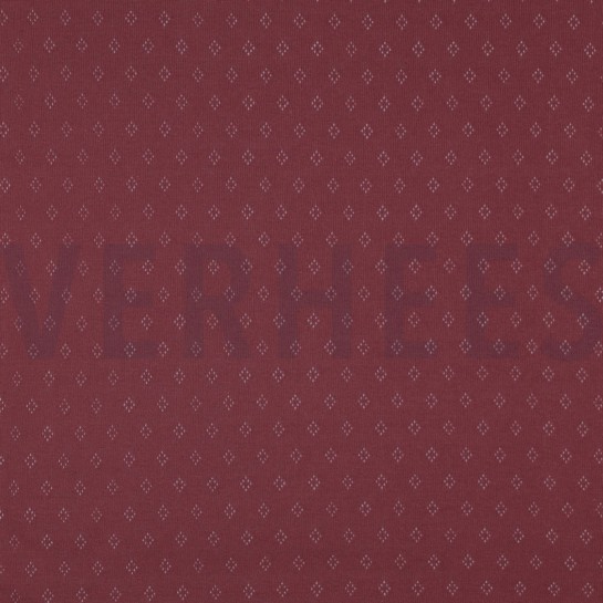 FEINSTRICKJERSEY AJOUR MAUVE #7