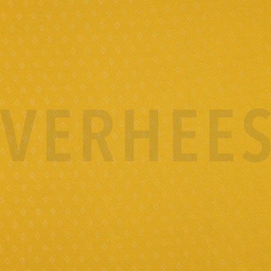 FEINSTRICKJERSEY AJOUR OCKER #7