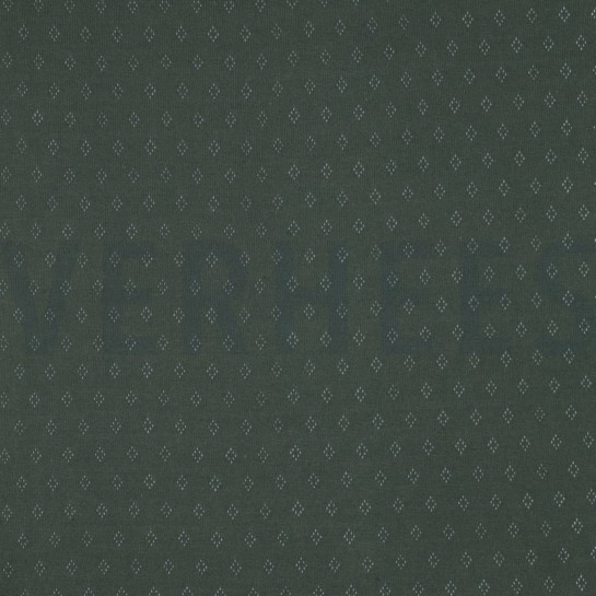 FEINSTRICKJERSEY AJOUR DUNKELGRÜN #7