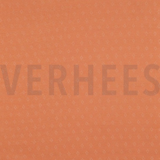 FEINSTRICKJERSEY AJOUR DUNKEL LACHS #7