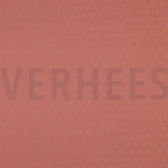 JERSEY TRICOTÉ AJOURÉ ROSÉ PÂLE #7