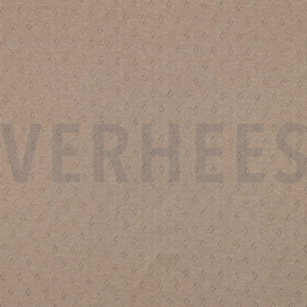 FEINSTRICKJERSEY AJOUR CAPPUCCINO (hover)