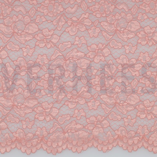 SPITZE ZWEISEITIGE BOGENKANTE ROSÉ #7