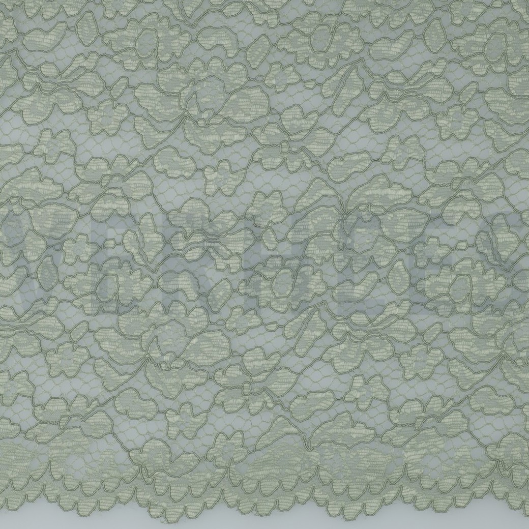 LACE BORDER 2 SIDES LIGHT GREEN