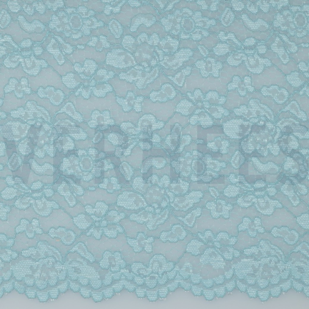 LACE BORDER 2 SIDES LIGHT BLUE