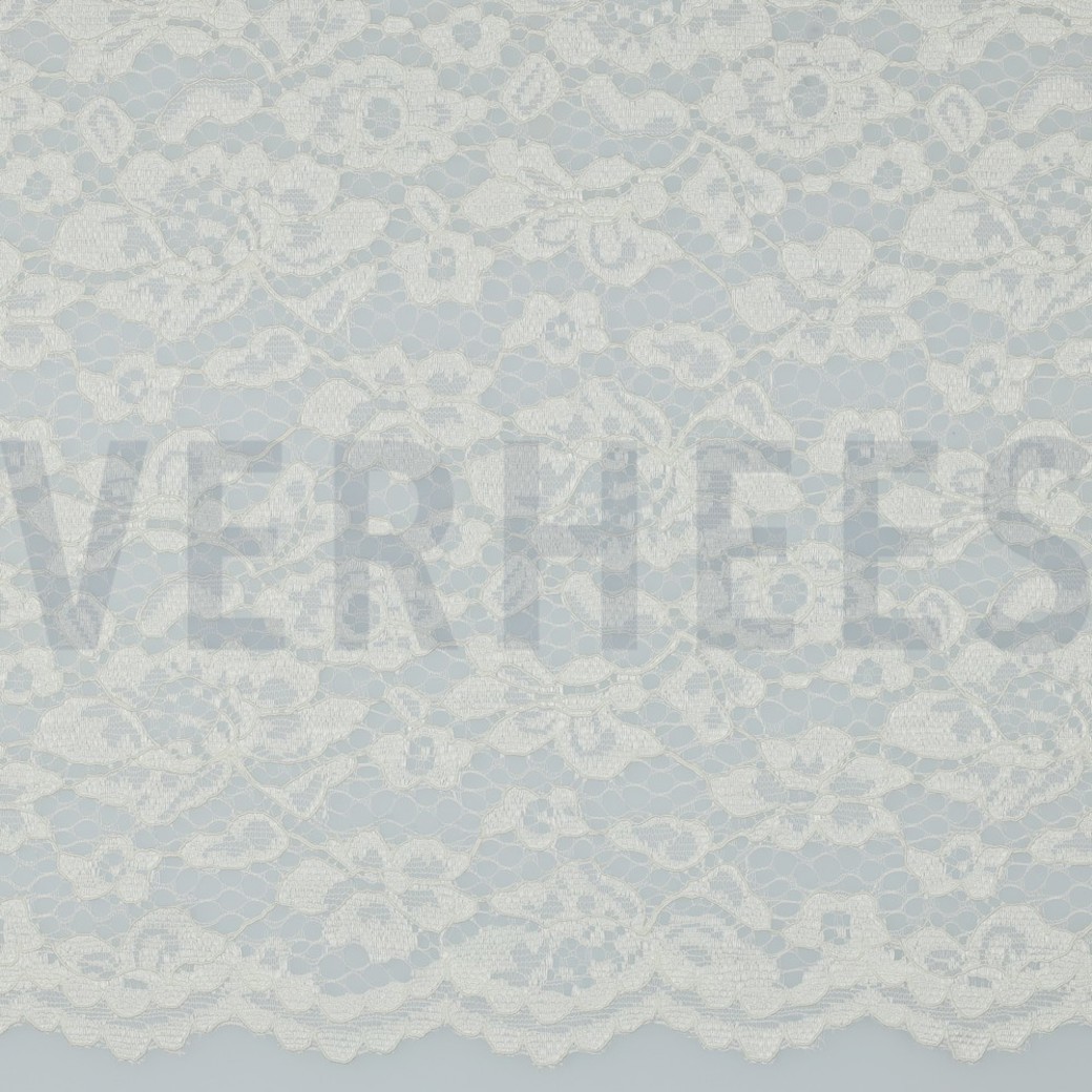 LACE BORDER 2 SIDES IVORY