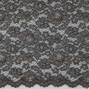 LACE BORDER 2 SIDES DARK GREY  (thumbnail)