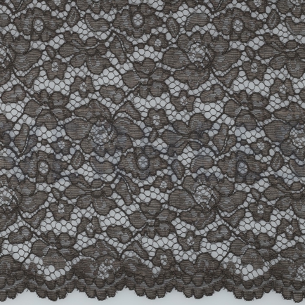 LACE TWO-SIDE SCALLOP DARK GREY  (hover)