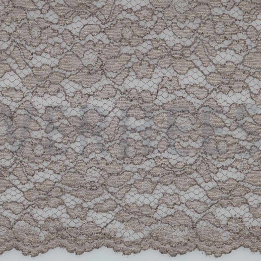 LACE BORDER 2 SIDES BEIGE