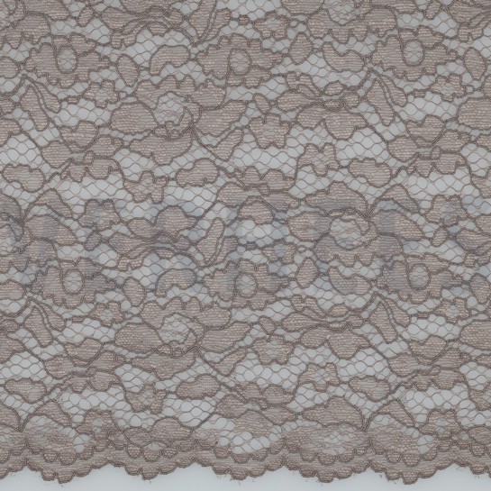 LACE TWO-SIDE SCALLOP BEIGE #7