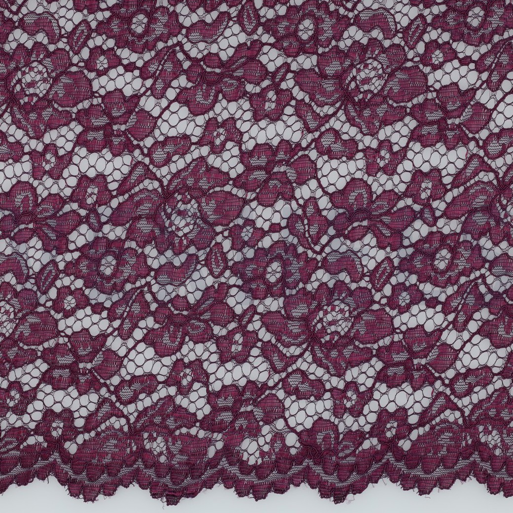 LACE BORDER 2 SIDES PURPLE