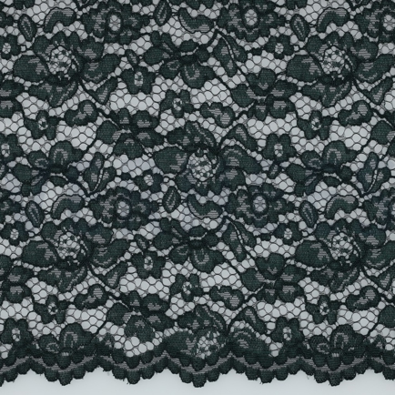 LACE TWO-SIDE SCALLOP DARK GREEN (hover)
