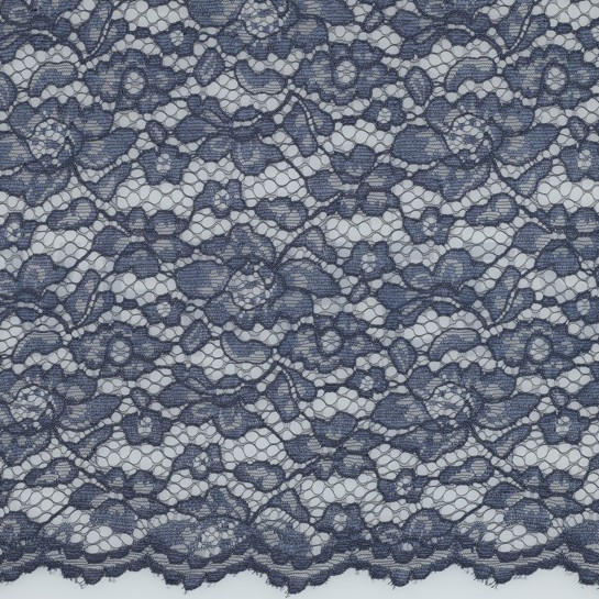 SPITZE ZWEISEITIGE BOGENKANTE JEANSBLAU #7