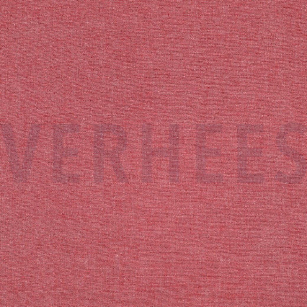 YARN DYED POPLIN RED