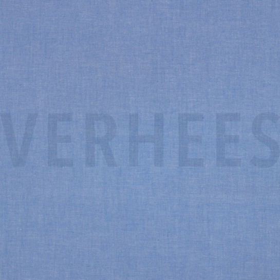 GARENGEVERFD POPLIN HEMELSBLAUW #7