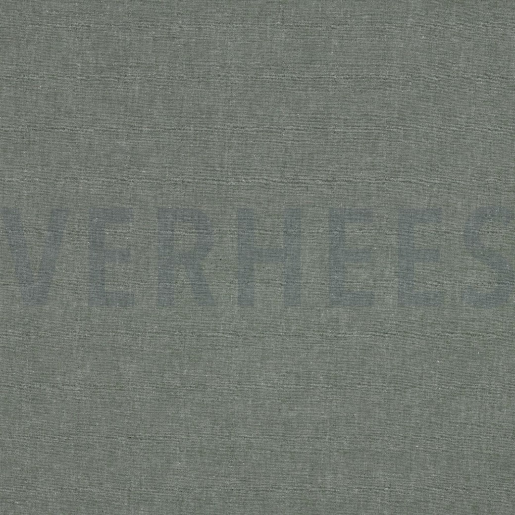 YARN DYED POPLIN DARK GREEN